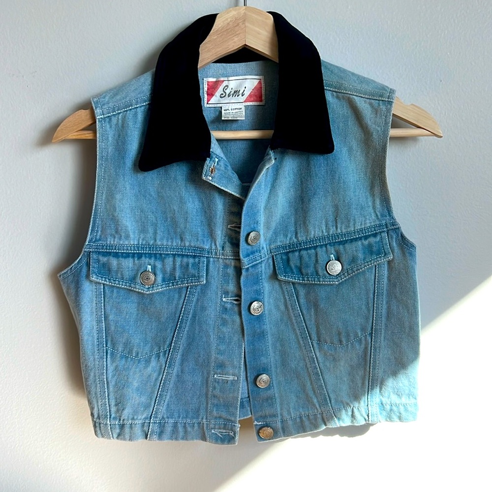 VTG Vest with Suede Collar